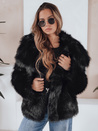 Kurzer schwarzer Damen-Pelzmantel ZARAFIA Dstreet TY5117