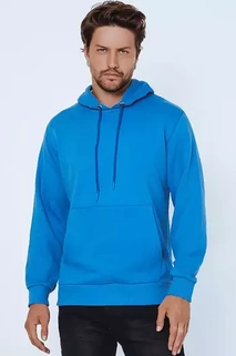 Herren Kapuzenpullover Blau Dstreet BX5024