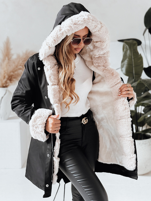 Damen Winterjacke ARCTIC Farbe Schwarz DSTREET TY3985