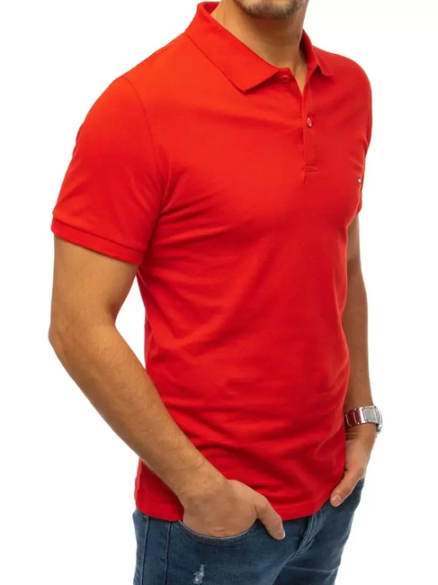 Herren Poloshirt Rot Dstreet PX0331