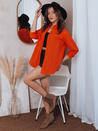 Damen Elegant Hemd SUMMER TIME Farbe Orange DSTREET DY0364