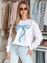 Damen Sweatshirt in Übergröße SOFTTIE weiß Dstreet BY1376
