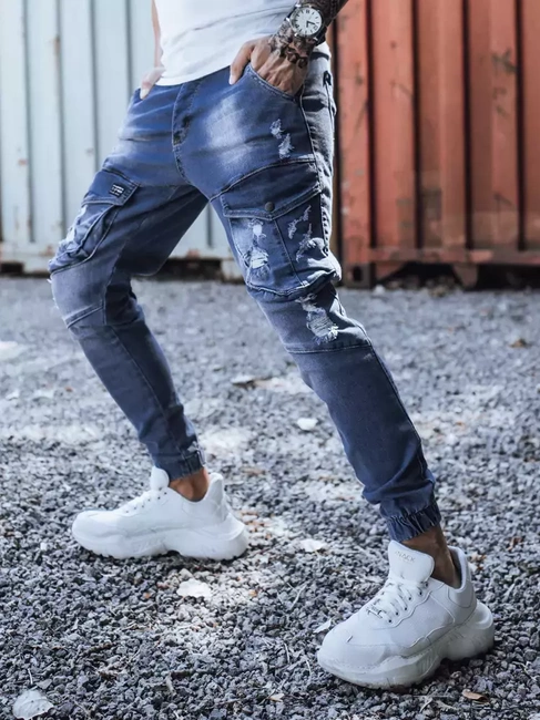 Herren Jeans Joggerhose Blau Dstreet UX3285