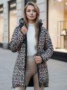 PURRBREEZ Damen Winter lange gesteppte Wendejacke mit Kapuze schwarz Dstreet TY4661