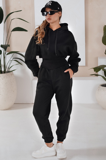 Damen Trainingsanzug SERINE Schwarz Dstreet AY0643