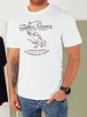 Herren T-shirt mit Aufdruck Farbe Weiß DSTREET RX5362