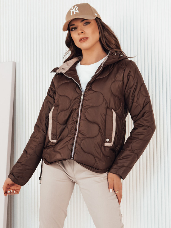 Damen Steppjacke OLMOS Farbe Kastanienbraun DSTREET TY4239