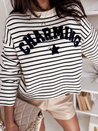 Damen Kurze Pullover AURORA Farbe Ecru Dstreet MY2071