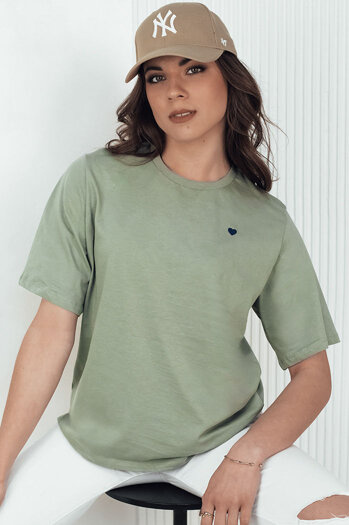 MILOV Damen-T-Shirt dunkelgrün Dstreet RY2570