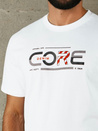 Herren T-shirt mit Aufdruck Farbe Weiß DSTREET RX5418