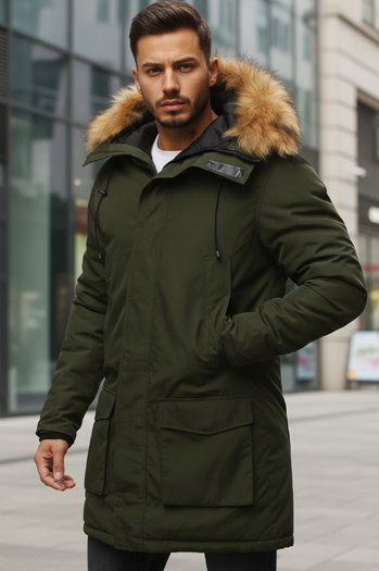 Herren Parkajacke Farbe Grün DSTREET TX2994z