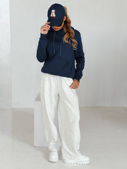 Damen Kapuzenpullover BASIC Dunkelblau BY0561