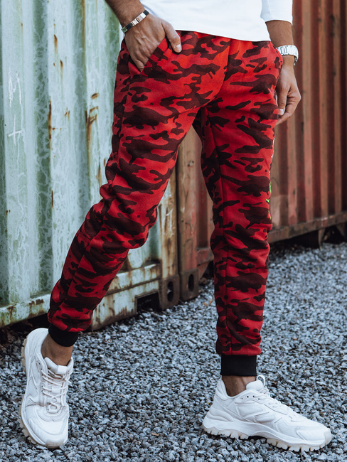 Herren Moro bedruckte Jogginghose rot Dstreet UX4443