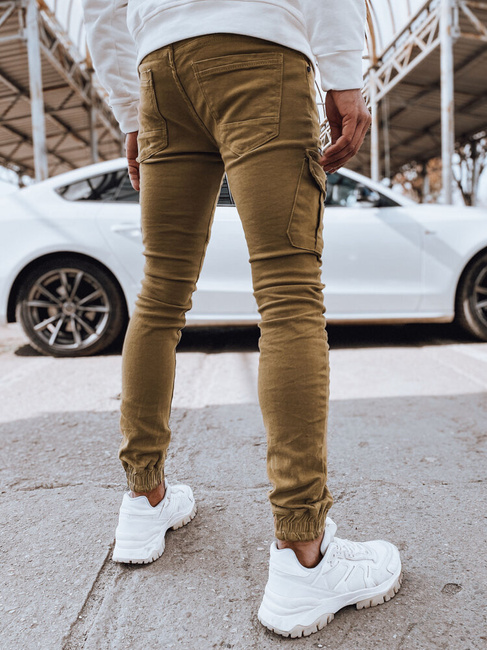 Herren Cargohosen Farbe Camel DSTREET UX4360