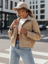 Damen Übergangsjacke ISTAN dunkelbeige Dstreet TY4184