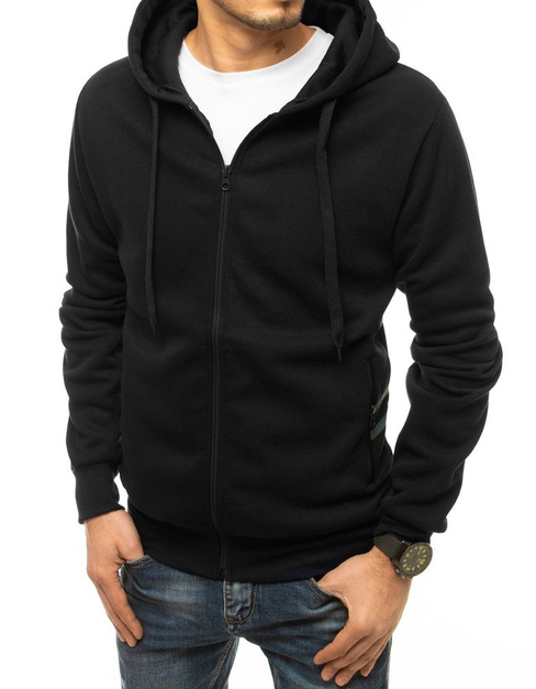 Herren Sweatshirt mit Reißverschluss Farbe Schwarz DSTREET BX4940