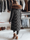 Lange Damen Steppjacke WINTERACT schwarz Dstreet TY4778
