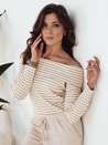 Damen Elegant Bluse TESSO Farbe Beige DSTREET RY2351