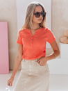 Damen Einheitsgröße gerippte Bluse KISS LOOK rosa Dstreet RY2838