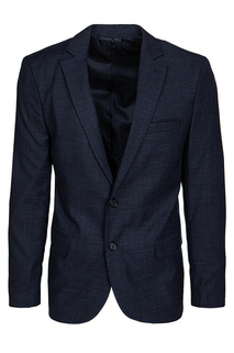 Einreihiger marineblauer Blazer für Herren Dstreet MX0619