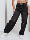 Damen Ballon Fit Jeans schwarz Dstreet UY2741