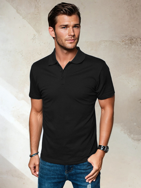 Herren Poloshirt schwarz Dstreet PX0512
