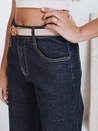Damen Jeans mit weitem Bein navy blau Dstreet UY2769