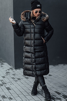 Damen Steppwinterjacke mit Kapuze CROMBILA schwarz Dstreet TY4100