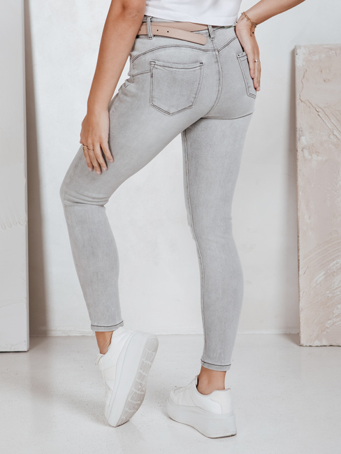 Damen Push Up Jeans hellgrau Dstreet UY2829