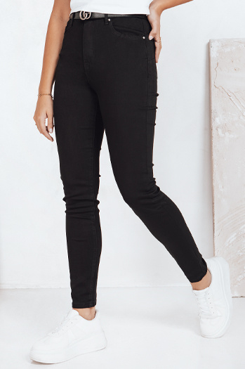 Damen Skinny Jeans schwarz Dstreet UY2756