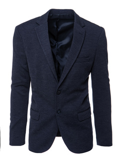 Blauer einreihiger Blazer für Herren Dstreet MX0634_1