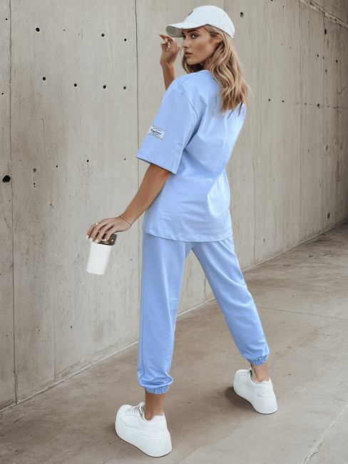 Damen Trainingsanzug Set RIZNA blau Dstreet AY1034