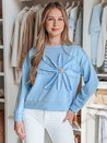 Damen Bluse in Übergröße mit PETITKA Blume blau Dstreet BY1385