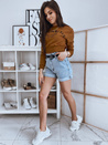 Damen Sweatshirt SAN FRANCISCO Braun Dstreet BY0923