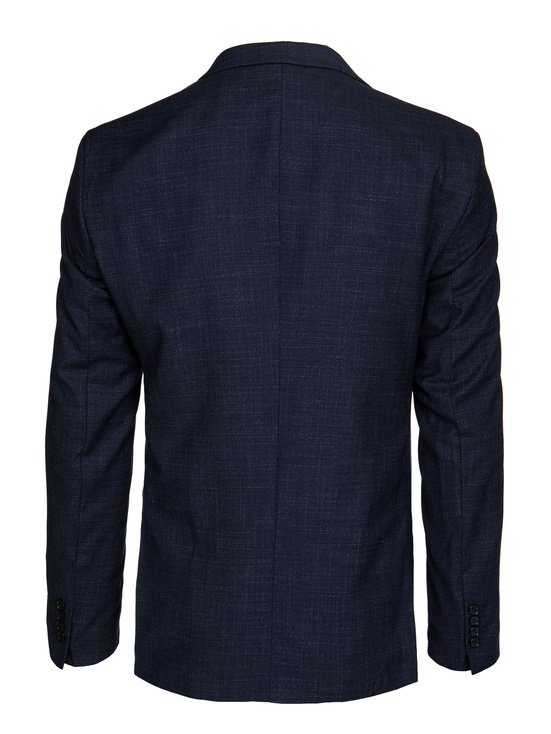 Einreihiger marineblauer Blazer für Herren Dstreet MX0619