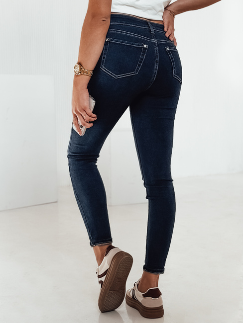 Damen MODILINI Denim-Hose dunkelblau Dstreet UY2239