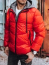 Herren Gesteppte Wintejacke Rot Dstreet TX3828_1