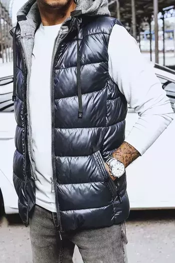 Herren Steppweste Dunkelblau Dstreet TX4140