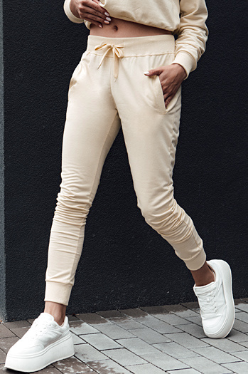 Damen RELAX MODE Creme Jogginghose Dstreet UY2142