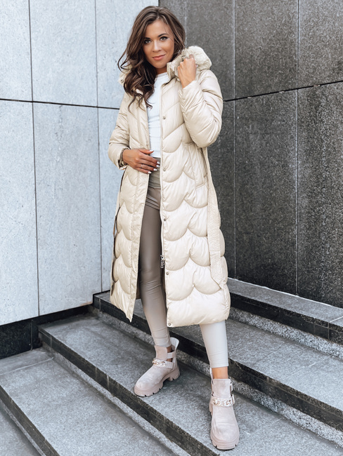 Damen Wintermantel SCARLET Farbe Camel DSTREET TY3805