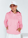 Damen-Kapuzenpulli BASIC rosa BY0174