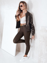Gewachste braune Damenhose Dstreet UY2763