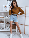 Damen Sweatshirt SAN FRANCISCO Braun Dstreet BY0923