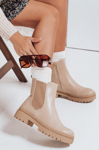 Damenstiefel MONDERICO creme Dstreet ZY0540