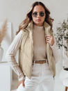 Damen Steppweste LIKEHUGS beige Dstreet TY4979