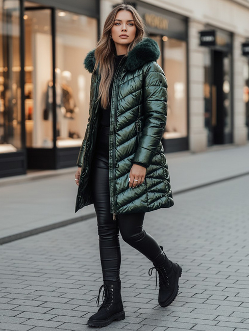 Gesteppte Damen-Winterjacke BELLATRIX grün Dstreet TY4591z