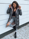Damen Gesteppt Wendejacke KERMIT Grau Dstreet TY2863