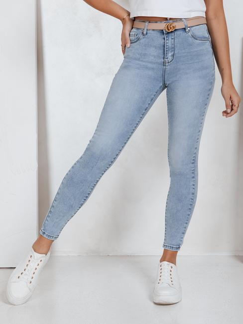 Damen Push Up Jeans hellblau Dstreet UY2821