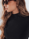 Damen Halb-Rollkragenpullover TARLENA schwarz Dstreet MY2483