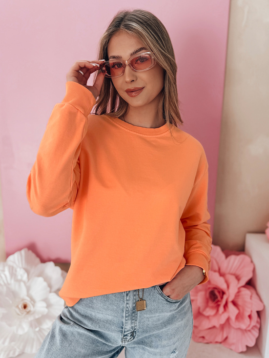 Damen Einheitsgröße LUMIVIA Sweatshirt orange Dstreet BY1373